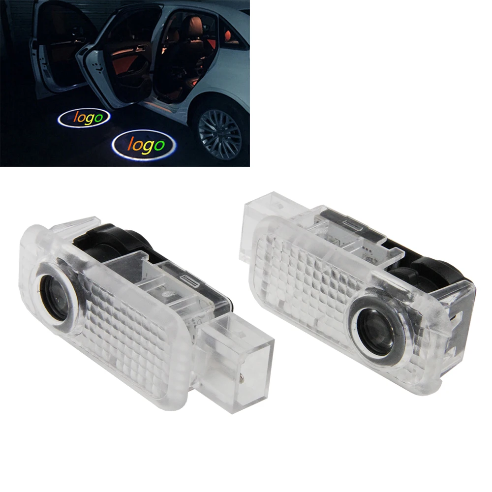 

2 PCS Logo Laser Projector Door Under Puddle Welcome Lights For Audi Q7 2006-2014, Q5 2010-2014