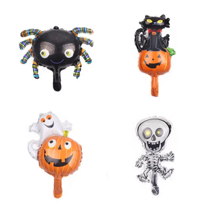 

New Mini Halloween Aluminum Balloons Halloween Holidays Decoration Toys Wholesale