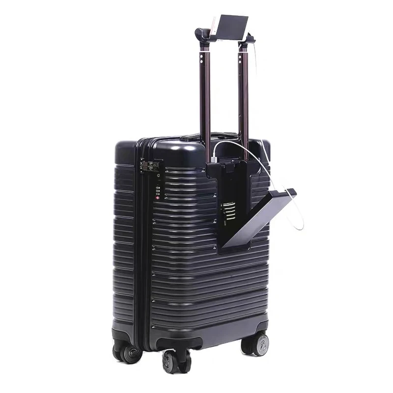 

Chargable Rolling Travel Luggage Bag, Trolley Suitcases With charging treasure,Women New Carry-On,Men 20"24"28" PC Trolley Case
