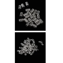 Perfeclan Lots 54 норвежский викинг дредлок Бусины Металлические запонки DIY Ювелирные изделия трубки