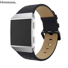 HIPERDEAL кожаный ремешок для Fitbit ионический Ремешок Браслет двухцветный ремешок роскошный Замена быстрый выпуск Смарт аксессуары JA15b