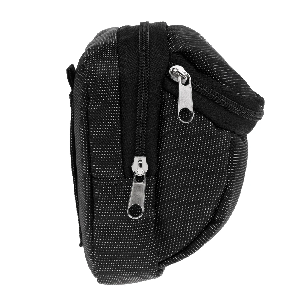 Black Mini Golf Ball Holder Pouch Bag Golf Kit Bag Portable and Durable Golf Ball Tools Accessories Holder Pouch 