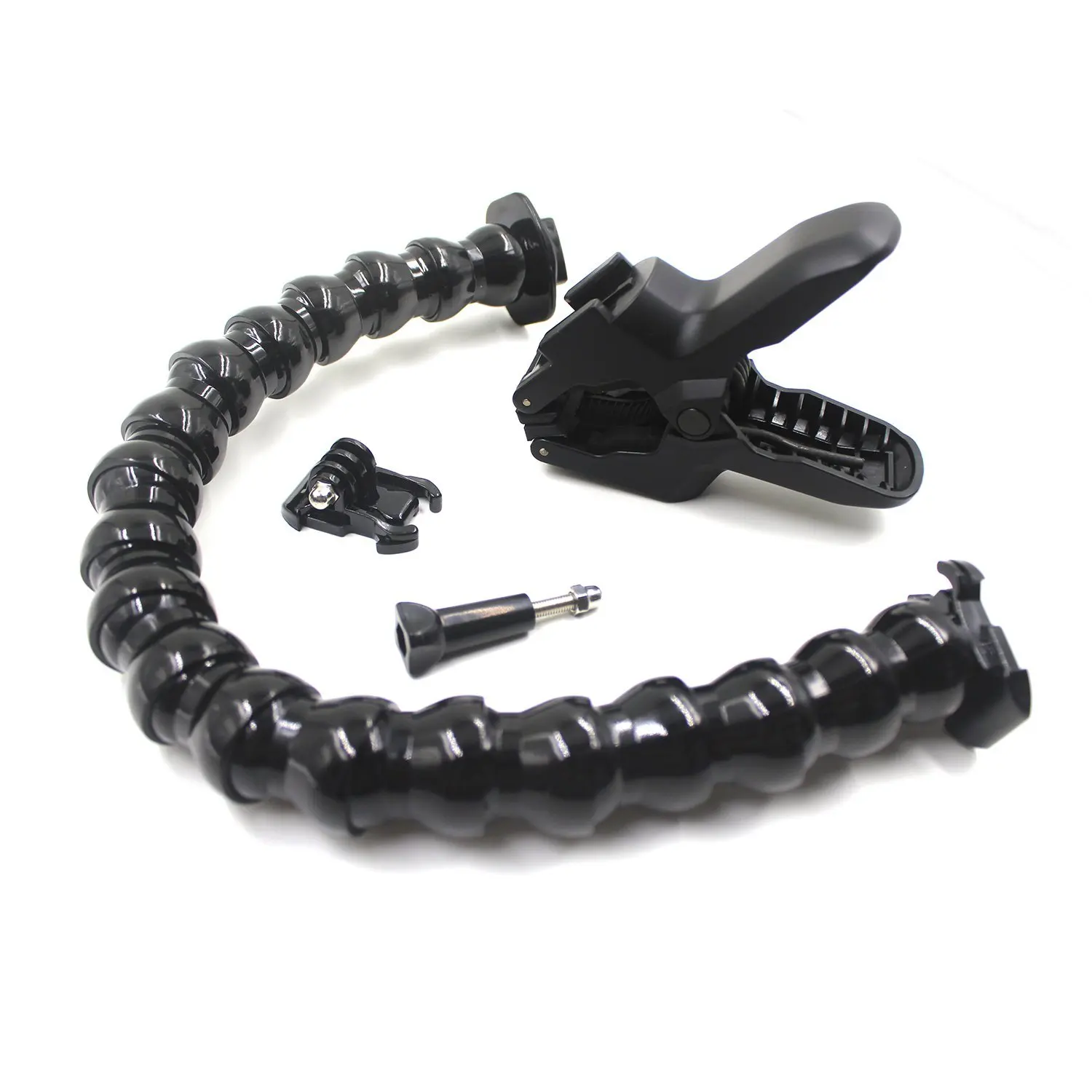 Jaws Flex Clamp крепление с регулируемым Gooseneck 19 раздел для GoPro Fusion сессии героя/Hero 3/4/5/6 +