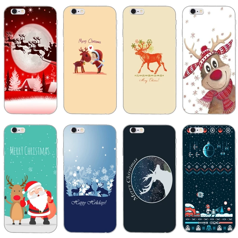 

Merry Christmas Love wild Elk Deer For Xiaomi Mi 8 SE Pro 6 6X A1 A2 Lite 5 5s 5x note mix max 2 2s 3 case Soft phone cover