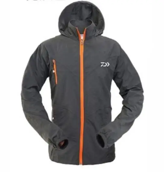 Новая мужская рыболовная одежда Daiwa, пальто, брюки, летние спортивные мужские ультратонкие дышащие комплекты одежды для спорта на открытом воздухе - Цвет: grey jacket