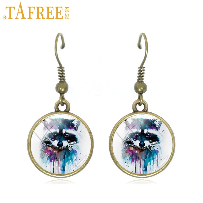 Серьги-подвески TAFREE с масляным медведем различные животные висячие серьги