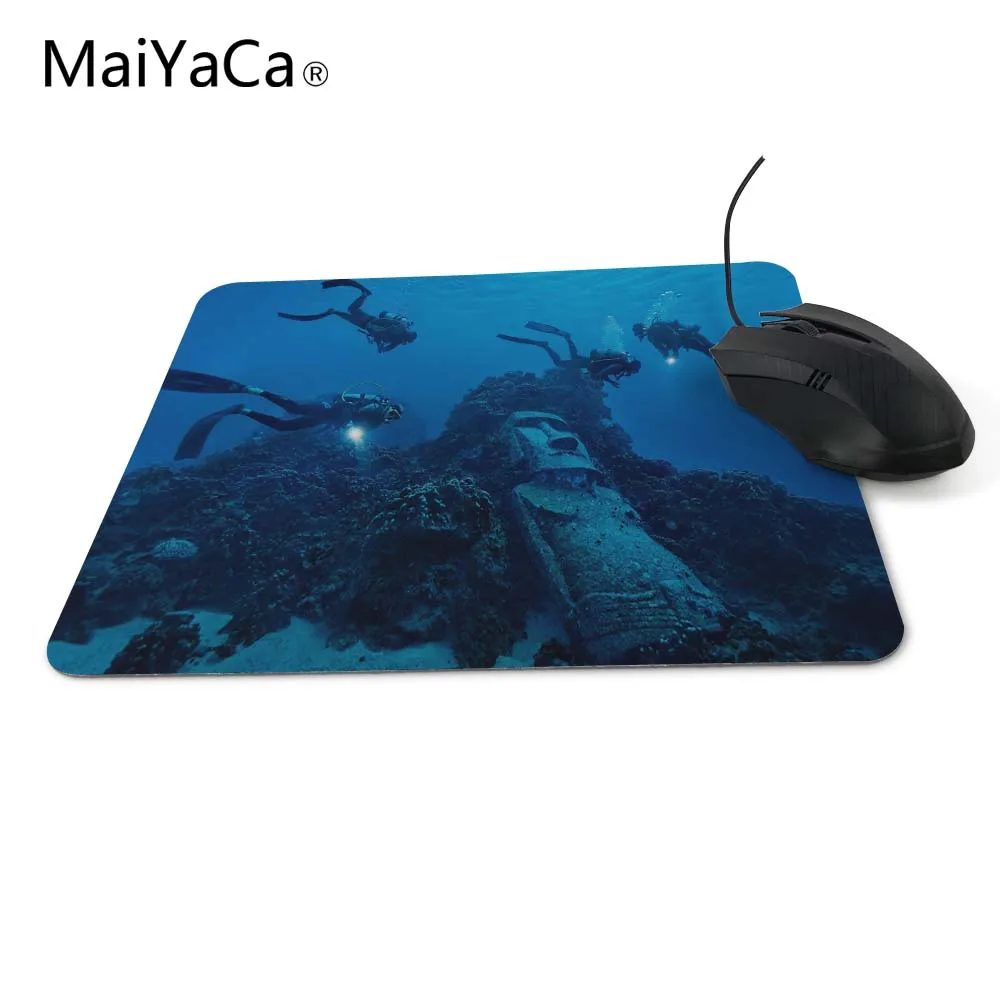 Photoshop Diver Submariner Design Mouse Pad For PC Laptop 22*18cm and 25*29cm Computer anti-skid table mat game pad