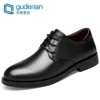 

GUDERIAN Genuine Leather Shoes Men Luxury Brand Breathable Casual Men Dress Shoes Sapatos Sociais Official Shoes Men Chaussure