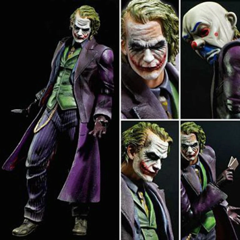 Play Arts KAI Бэтмен Темный рыцарь Джокер ПВХ фигурка Коллекционная модель игрушки | Игровые фигурки и трансформеры -32977805424
