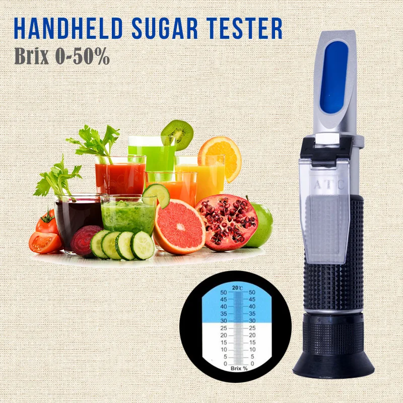 050 Brix Automatic Temperate Compensation Alcohol Juice Fruit