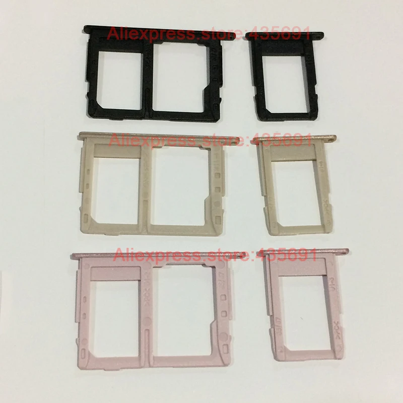 

10Pcs/lot Dual Sim Card Tray Slot with Micro SD Card Holder Adapter for Samsung Galaxy J7 Pro Mobile Phone Replacement Parts