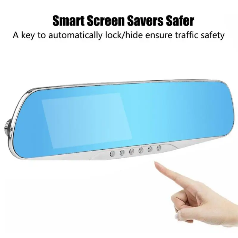 

4.3Inch 170 Degrees 1080P Full HD Car Rearview Mirror DVR Camera Digital Driving Video Recorder Night Vision Motion Detection