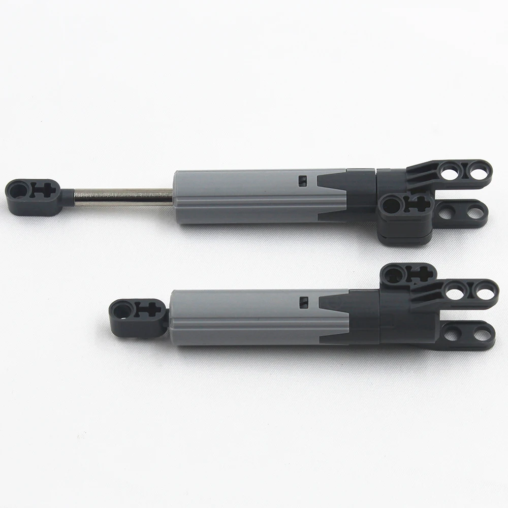 Self-Locking Bricks -- MOC Building Blocks Technic 1 set Linear Actuator 10-15M+BLOCK 3X4X2 compatible with Lego