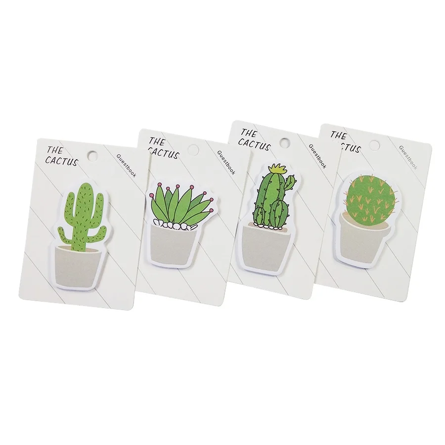 1 упак./лот Kawaii Mini Memo The Cactus Plan Paper альбом для скрапбукинга стикеры школьный блокнот