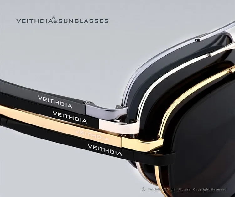 Бренд VEITHDIA, мужские солнцезащитные очки, дизайнерские, пилот, поляризационные, мужские солнцезащитные очки, очки gafas oculos de sol masculino для мужчин, 3 шт