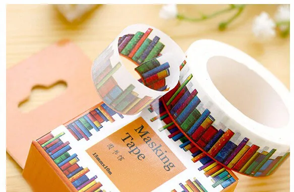 1 коробка Новый 5 см в ширину удивительные библиотеки книг васи ленты DIY