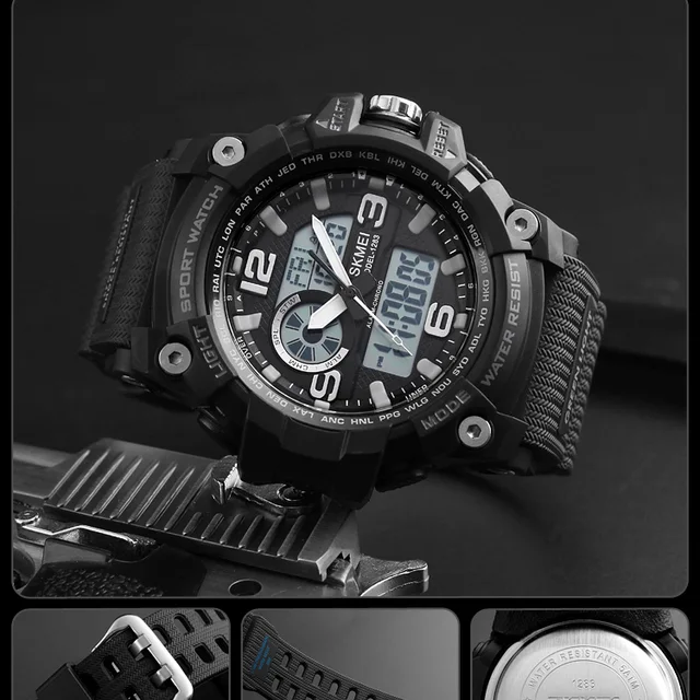 SKMEI Fashion Sports wielofunkcyjny Outdoor mężczyźni zegarki podwójny wyświetlacz cyfrowy kwarcowy chronograf zegarki na rękę Relogio męski tanie i dobre opinie Dual Display Wristwatches Quartz Wristwatches Alarm Back Light Water Resistant Multiple Time Zone Week Display Chronograph Shock Resistant Complete Calendar Swim Auto Date SKMEI Fashion Sports wielofunkcyjny Outdoor mężczyźni zegarki podwójny wyświetlacz cyfrowy kwarcowy chronograf zegarki na rękę Relogio męski tanie i dobre opinie Dual Display Wristwatches Quartz Wristwatches Alarm Back Light Water Resistant Multiple Time Zone Week Display Chronograph Shock Resistant Complete Calendar Swim Auto Date