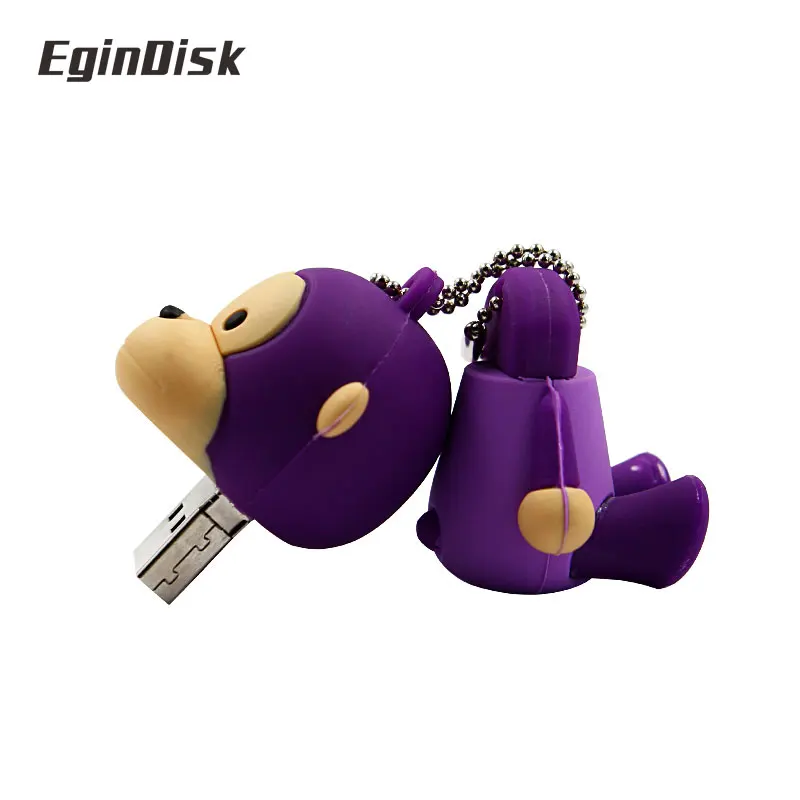 Usb флэш с обезьянкой Flash Drive мультфильм флешки 64 ГБ и 128 Гб 32 gb 16 8 милые животные