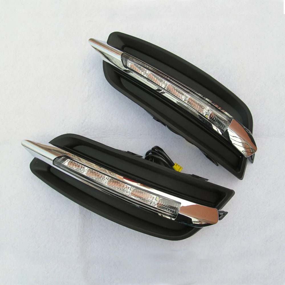  ECAHAYAKU 1 Pair 6000K LED DRL Day Light for Car Special NISSAN TEANA 2010 2011 2012 Daytime Runnin - 4000025552761