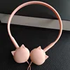 Cute Face Cat Earphones Over-Ear Muisc Stereo Headphone With Microphone Children Daughter Earpieces Headset With Retail Package ► Photo 2/6