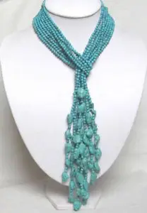 

50" 4MM Beautiful 4 Rows stone Necklace