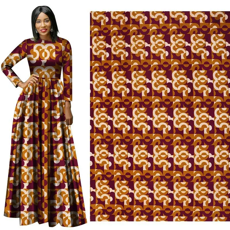 

Fall and Winter 2019 New Full Polyester Plain Printed Cloth 112-114 Width 100% Polyester Plain african wax print fabric