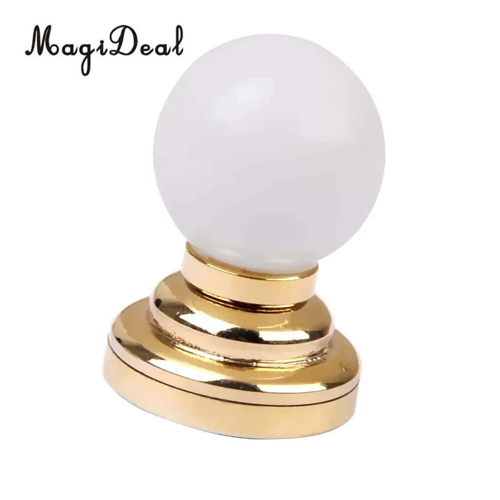 1:12 Scale Dollhouse Miniature Furniture Decoration LED Table Light Ceiling Lamp Battery Operated Plastic Light Accessories