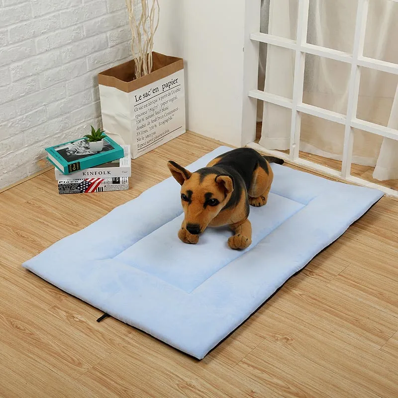 

Dog Bed Mat Crate Pad Anti Slip Mattress Washable for Large Medium Small Pets Sleeping