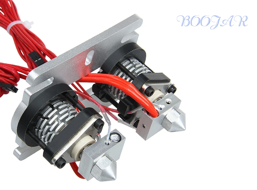 

Dual-head Hotend Dual Extruder for 1.75 mm filament for 3D Printer Prusa Mendel I2 I3 makerbot RepRap Free Shipping