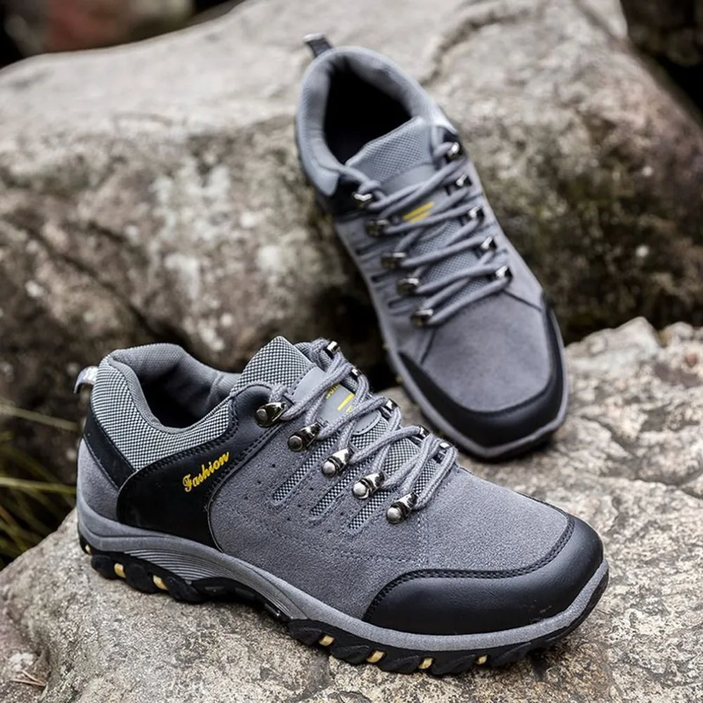 Outdoor Cotton Hiking Boots Sport Men's Shoes Camping Climbing Mountain Non slip Breathable