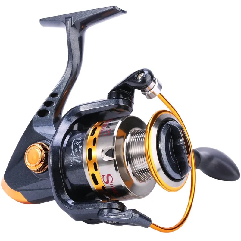 الصيد قضيب و بكرة المجموعات-الغزل المحمولة تلسكوبي قصبة صيد خشبية الغزل بكرات للسفر المياه المالحة المياه العذبة الصيد