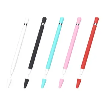 

Protective Cover Case Touch Stylus Pen Holder Soft Silicone Sleeve Nib Tip Anti-Loss Cap Accessories for Apple Pencil 1st Genera