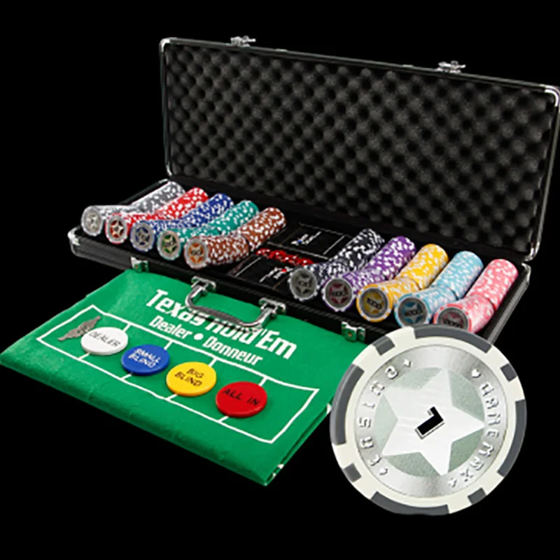 500 шт./компл. 22 Виды Вариант покер набор монет с металлической коробки