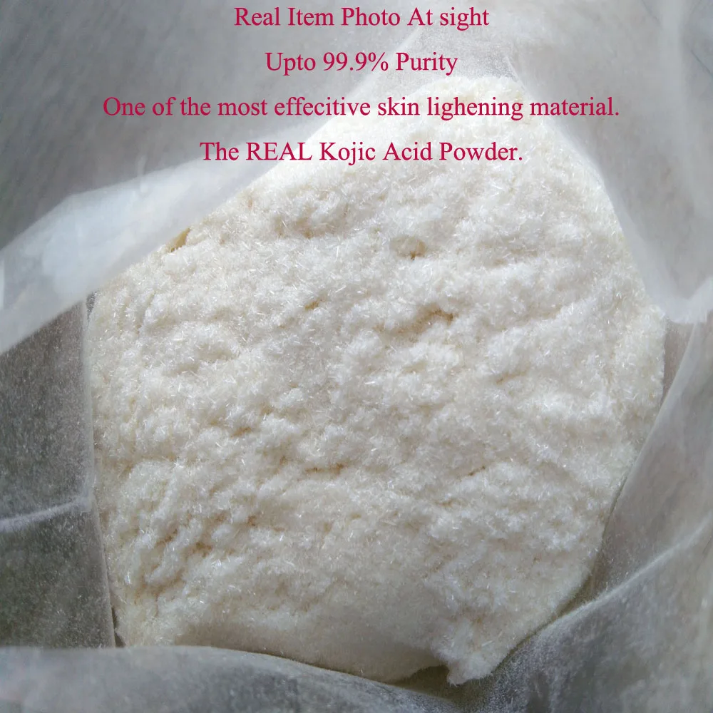 pure Kojic Acid powder 99 Inhibition of skin Melanin Blemish