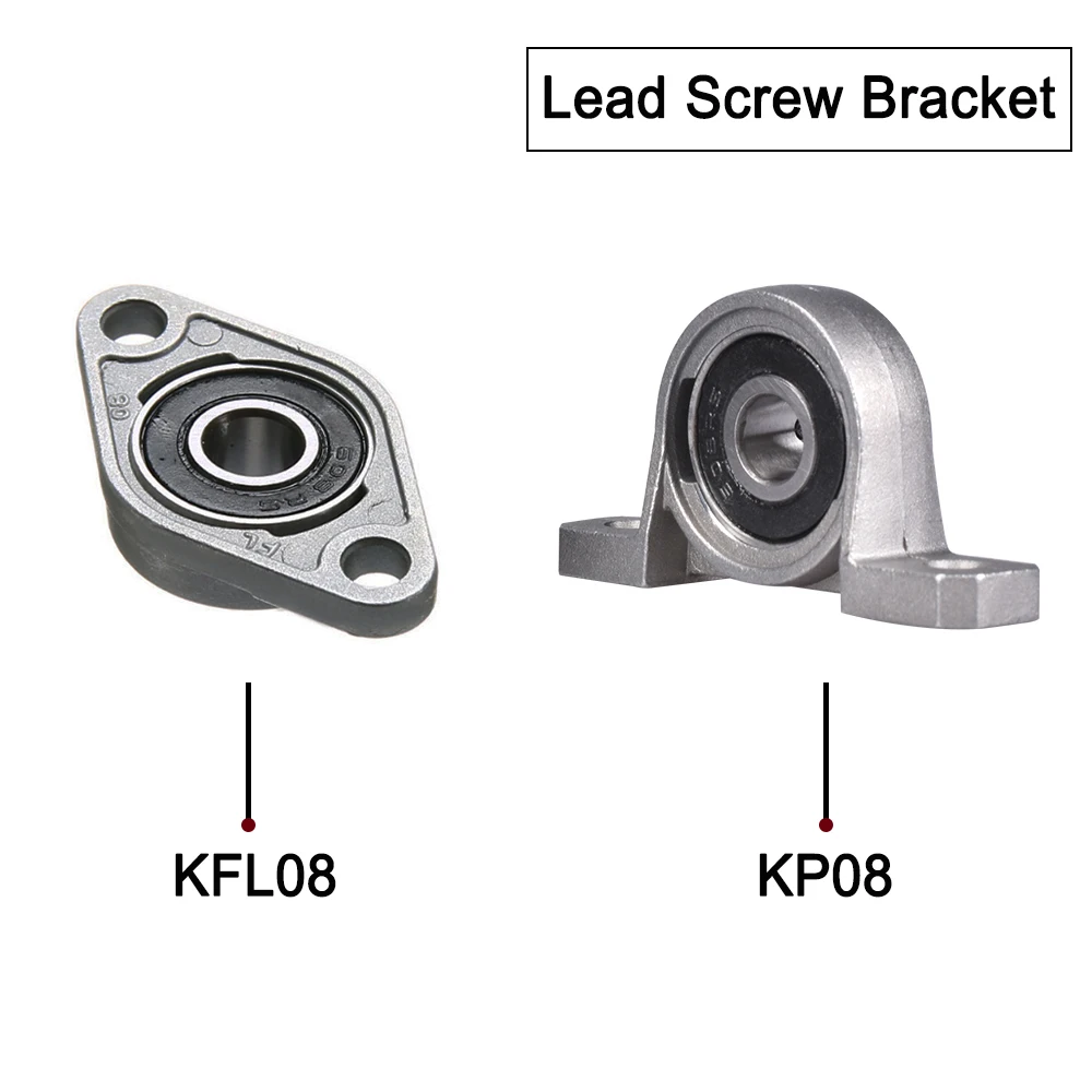 KP08 KFL08 T8 Lead Screw Support Diameter 8mm Zinc Alloy Bore Ball Bearing Pillow Block Mounted for T8 Lead Screw Shaft Collar Size : KP08 8MM KP08 KFL08 T8 Lead Screw Support Diameter 8mm Zinc Alloy Bore Ball Bearing Pillow Block Mounted for T8 Lead Screw Shaft Collar Size : KP08 8MM
