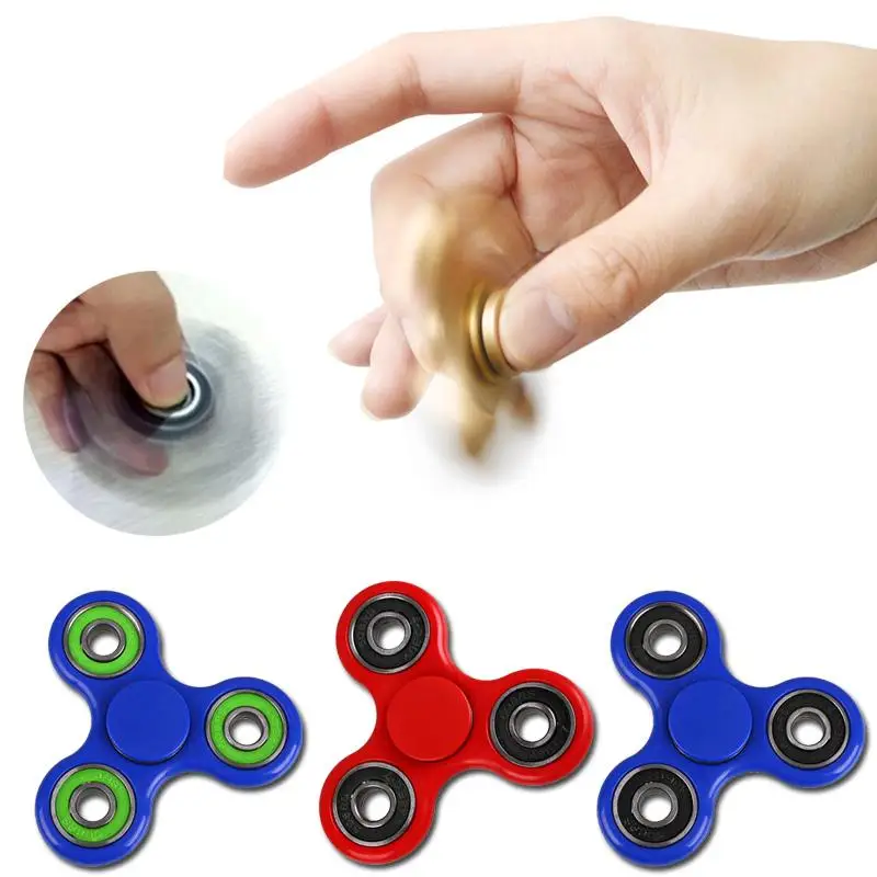 Ручной счетчик Три Spinner Непоседа Для Аутизма СДВГ Игрушки EDC СТОЛ ИГРУШКА | и хобби