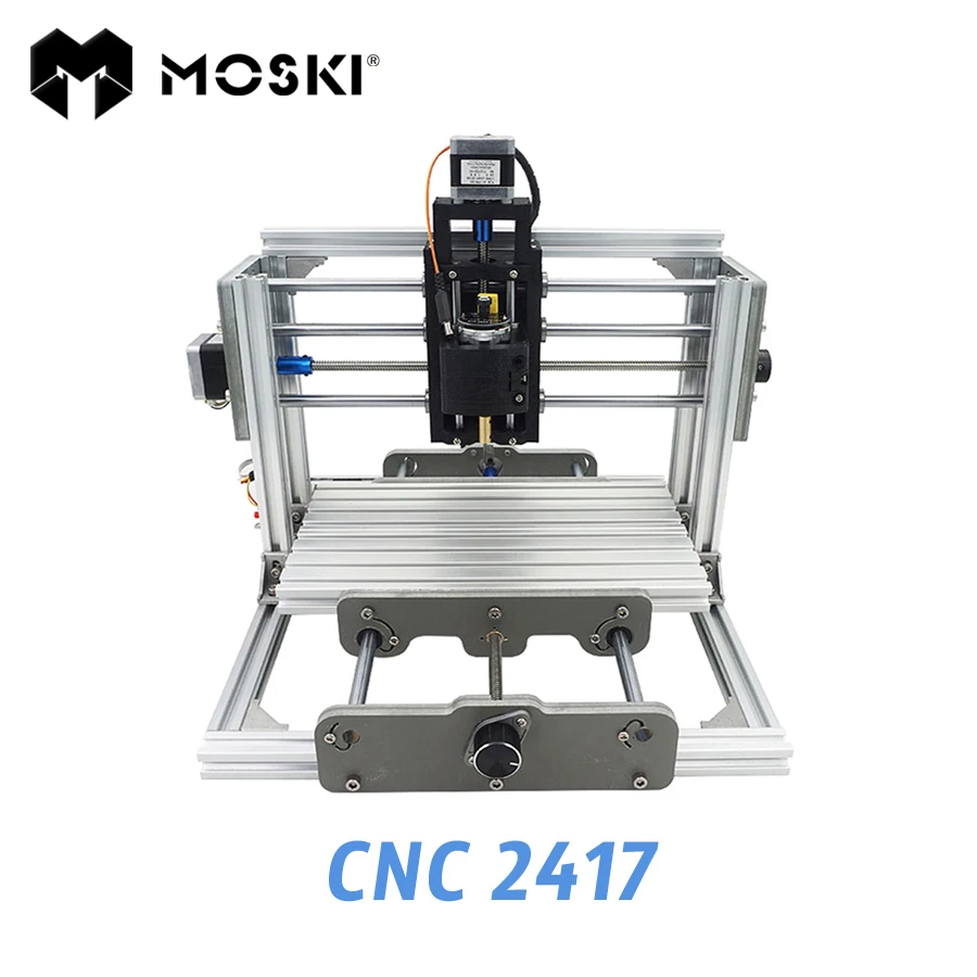 MOSKI CNC 2417 diy гравировальный станок 1000 мВт 2500 мвт 5500 МВт лазер 3 оси Pcb ПВХ