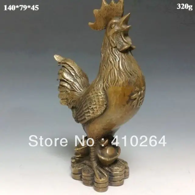 

0116P [old craft ] Fast Shipping Collectible Chinese Bronze Statue--- Chicken (A0314)
