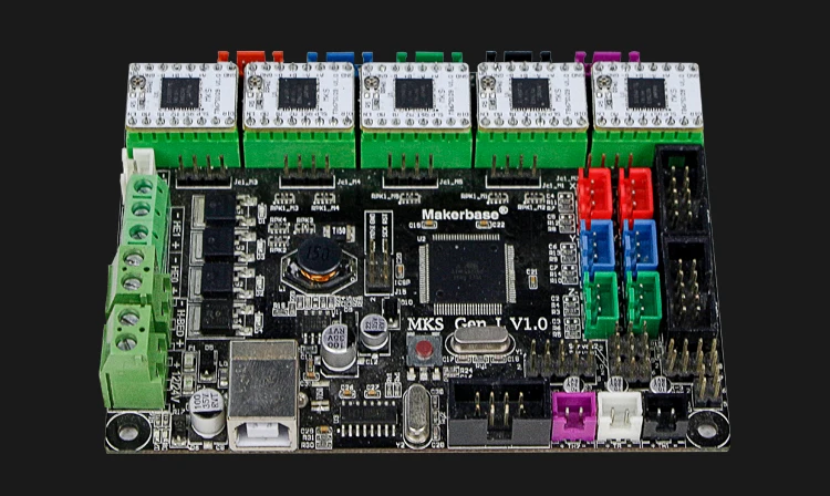 5 шт./партия, запчасти для 3D-принтера StepStick MKS TB67S109 Драйвер шагового двигателя, поддерживающий 1/32 микрошагов и максимальный ток 3.3A