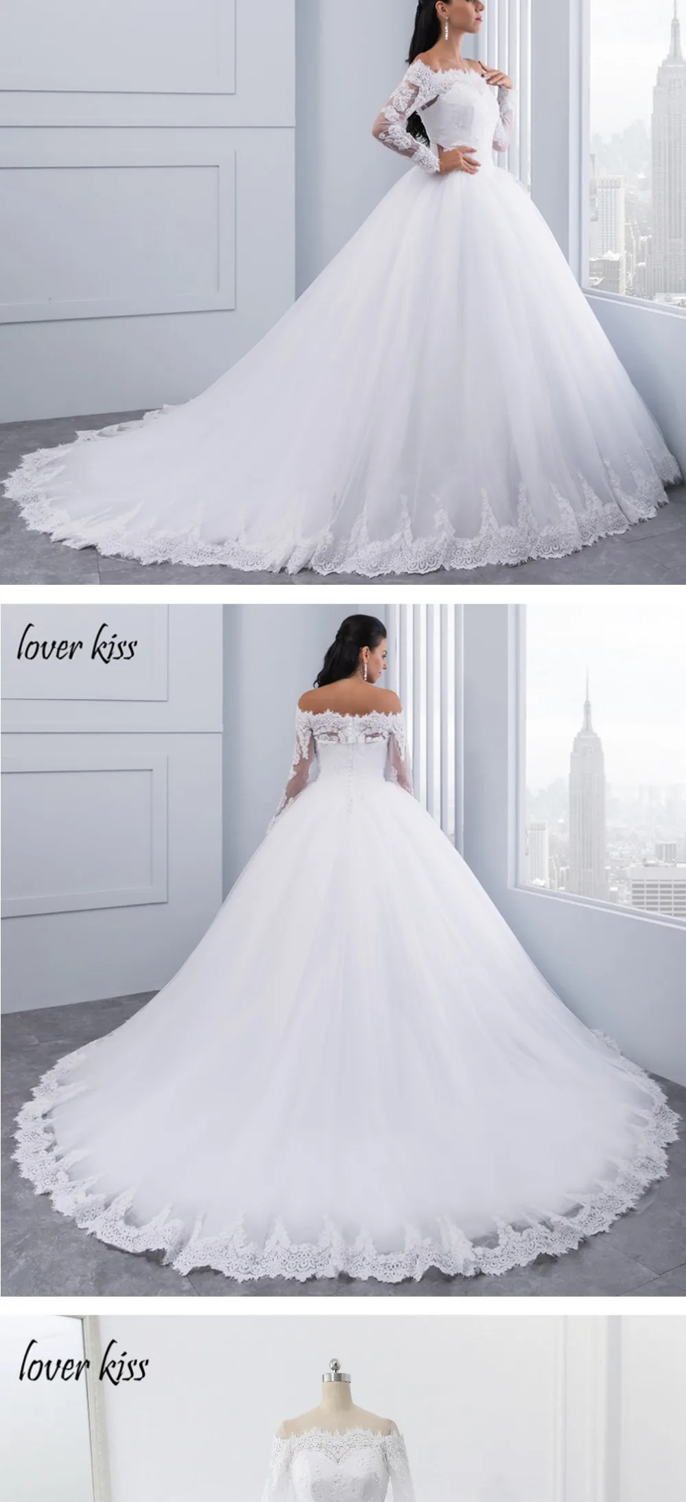 Long sleeved strapless
