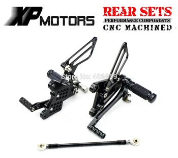 

Black Racing Foot Pegs Adjustable Rear Sets For Kawasaki Ninja ZX-6R ZX636 2009 2010 2013 2014