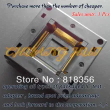 NEW TI CQFQ00-A93 test socket TQFP100 QFP100 IC Test Socket /Burn-in Socket/ test socket Pitch=0.5mm Size=14x14 16x16