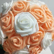 Романтическая роза букет невесты розовый кружева держа цветок высокого класса свадебные букеты праздничный реквизит аксессуары