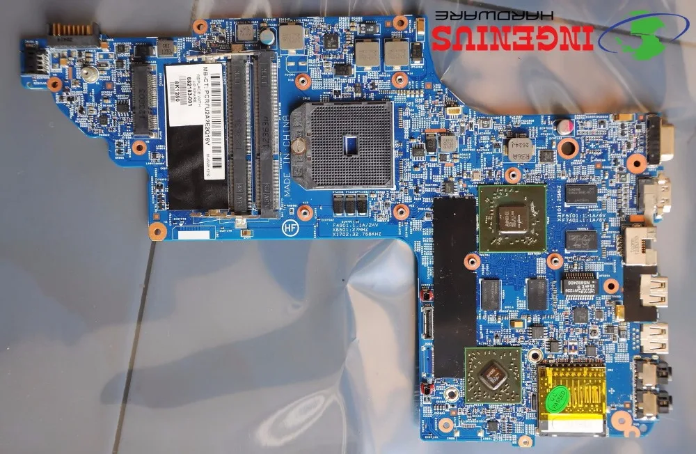 Free Shipping Original laptop motherboard 682182-501 for HP DV6 DV6-7000 series 682182-001 Notebook systemboard 100% Tested wholesale laptop motherboard 682171 001 for hp envy dv6 dv6 7000 630m 2g notebook pc systemboard 682171 501 90 days warranty