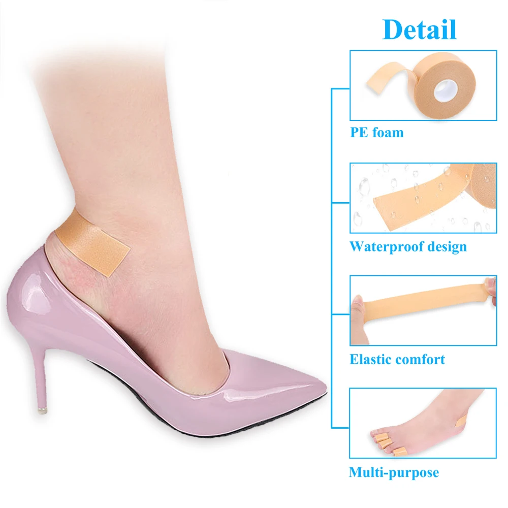 

Multi-purpose Invisible Foot Abrasion Followed Care Sticker Anti-slip High Heeled Foot Care Feet Pad Cushion Protector Insoles