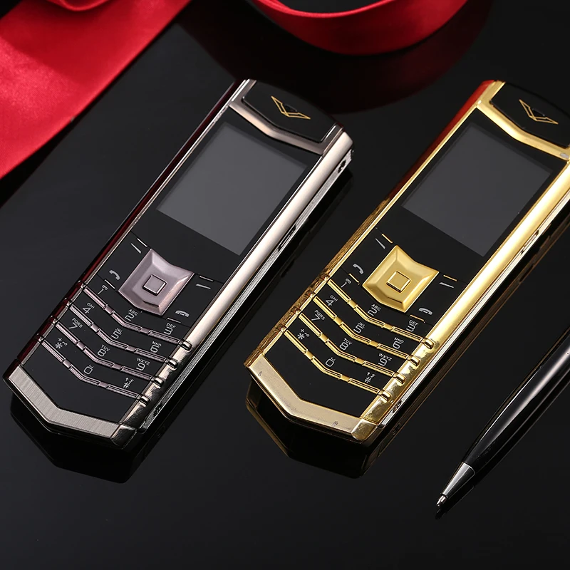 

Luxury Russian bar phone long standby GSM bluetooth mp3 mp4 FM radio Stainless steel metal body Quad band mobile phone M6i