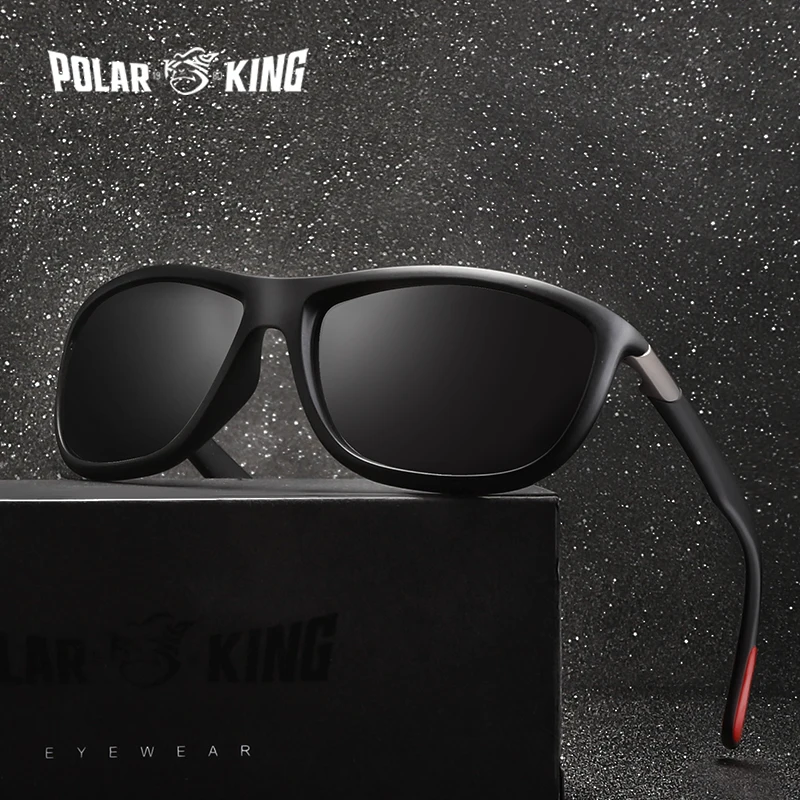 

POLARKING Brand Men's Polarized Sunglasses For Driving Fashion Plastic UV Protection Eyewear Designer Travel Sun Glasses