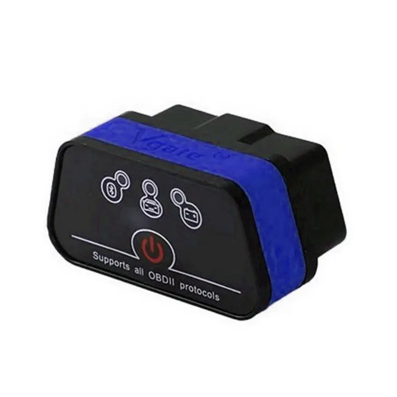 Высокое качество ELM 327 Vgate iCar 2 Bluetooth Автомобильный диагностический сканер OBD сканер iCar 2 elm327 Bluetooth - Цвет: Black Blue