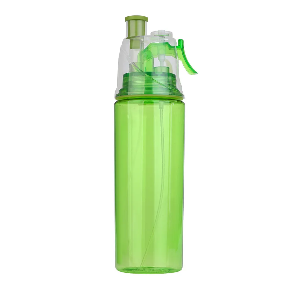 L Высококачественная пластиковая Спортивная велосипедная распылительная вода для спортзала пляжная бутылка герметичная Питьевая чашка для дома на открытом воздухе Портативные Инструменты - Цвет: Green