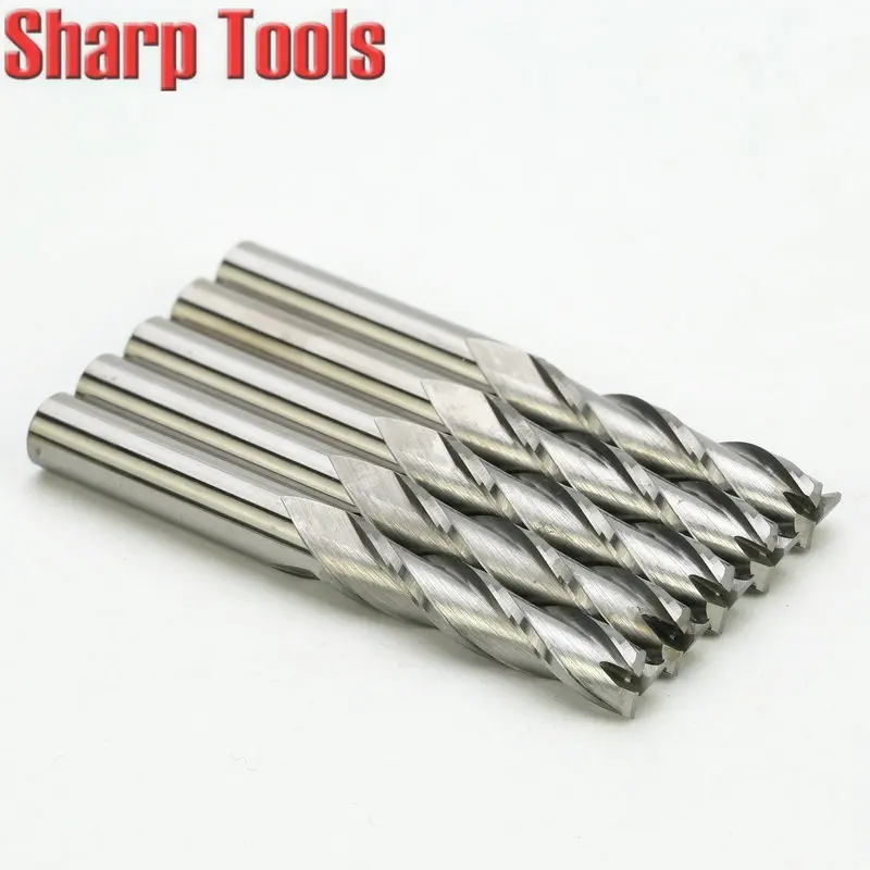 1pcs 3 Spiral Flute CNC Milling Cutters for Wood Carbide Engraving Bit Router Tools Woodworking Cutting Endmill888